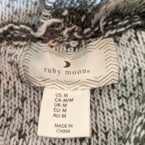 RUBY MOON LADIES SIZE MEDIUM SWEATER WITH HOOD - Picture 2 of 10